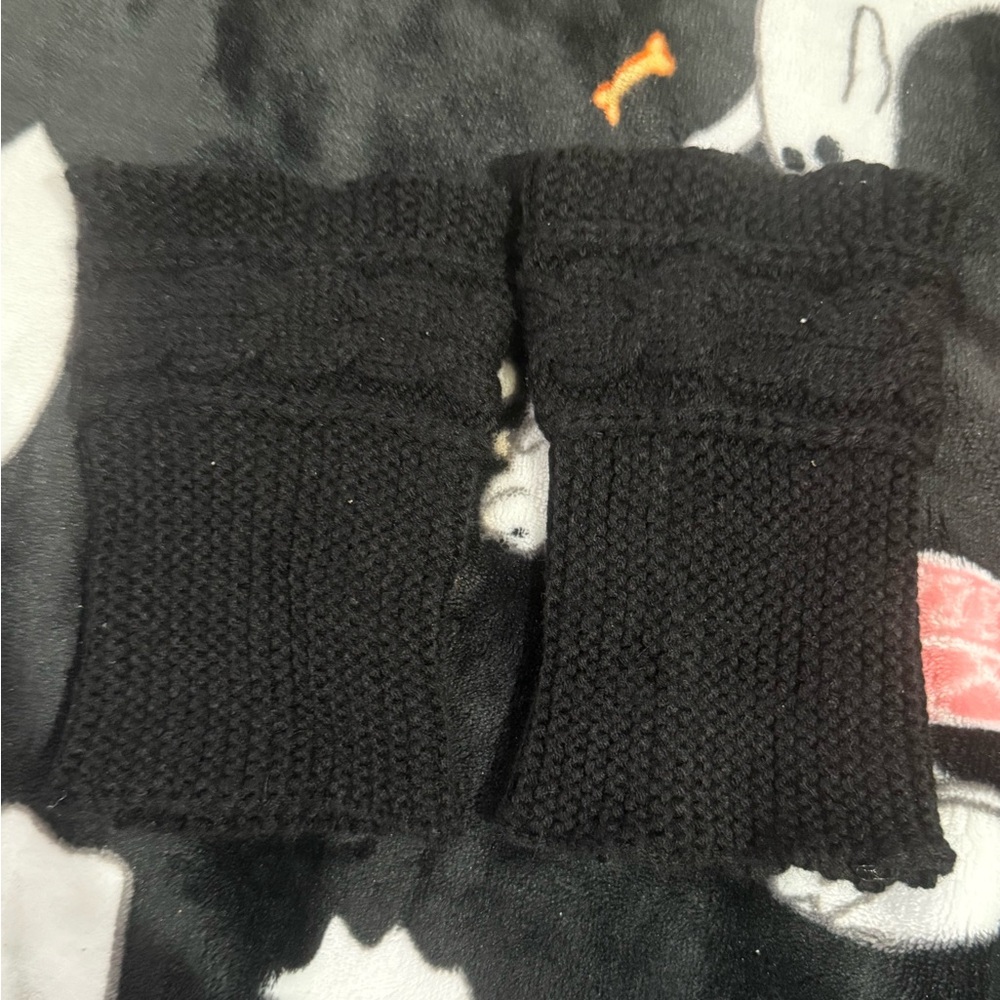Black knit boot socks! New in package